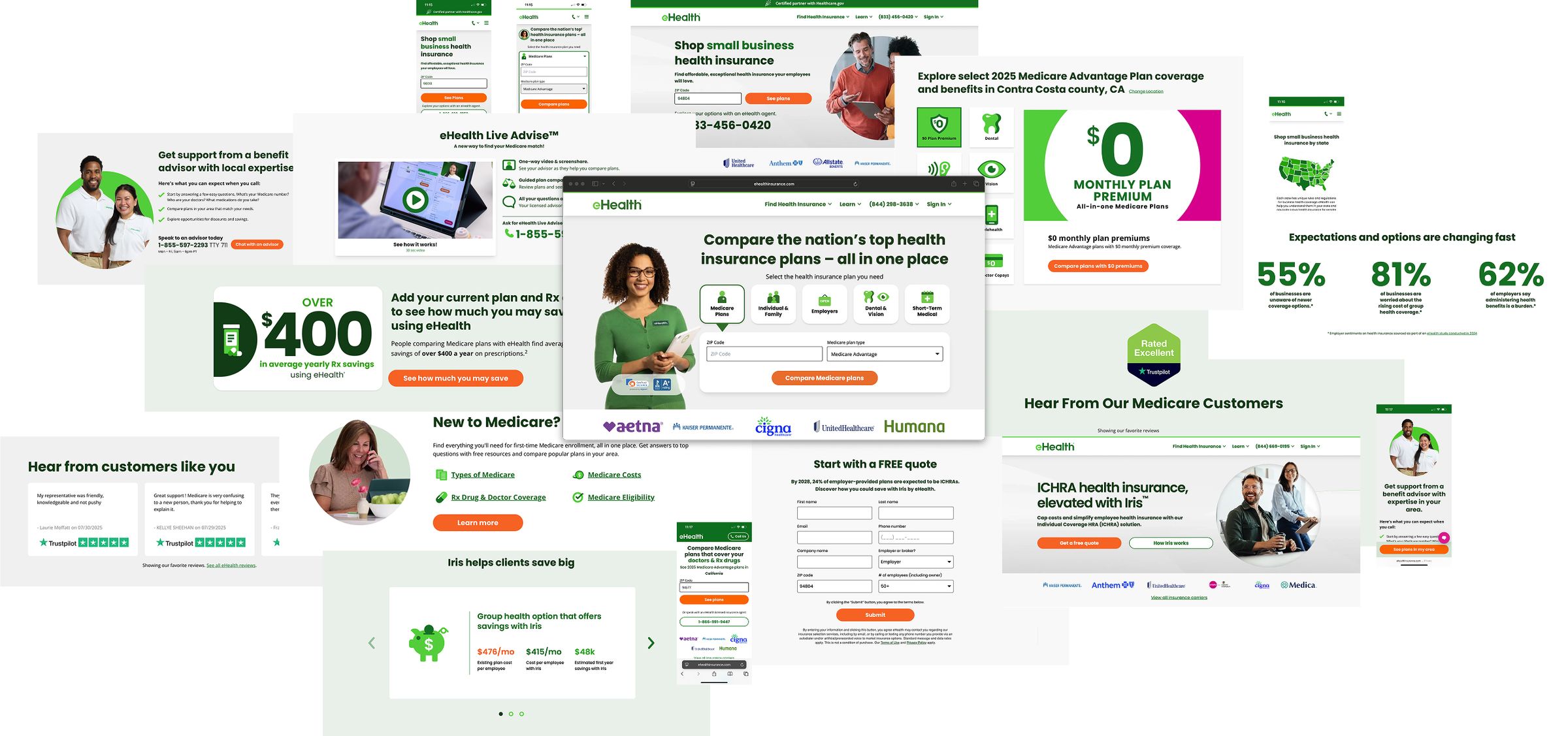 Entry page modules